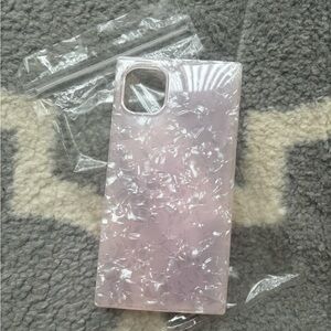 Square Light Pink Tortoise Shell iPhone 11 Phone Case New